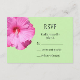 Tropische UAWG (grün) RSVP Karte