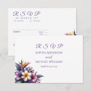 Tropische UAWG-Hochzeit - Postkarte