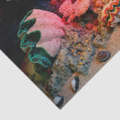 Tropische unterseeische korallenrote seidenpapier (Ausschnitt)