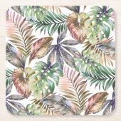 Tropische Untersetzer Monstera Leaf Untersetzer (Vorderseite)
