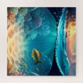 Tropische Unterwasserlandschaft Puzzle (Horizontal)