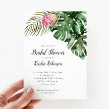 Tropische Vegetation Brautparty