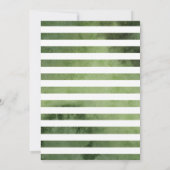 Tropische Vegetation Brautparty Einladung (Rückseite)