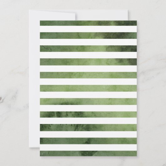 Tropische Vegetation Brautparty Einladung (Rückseite)