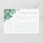 Tropische Vegetation Einladung (Vorderseite)