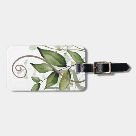 tropische Vegetation Gepäckanhänger (Vorderseite horizontal)