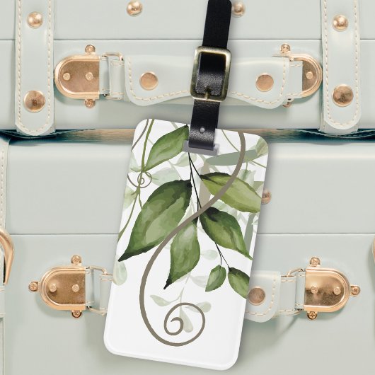 tropische Vegetation Gepäckanhänger