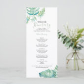 Tropische Vegetation Hochzeitsreise (Stehend Vorderseite)