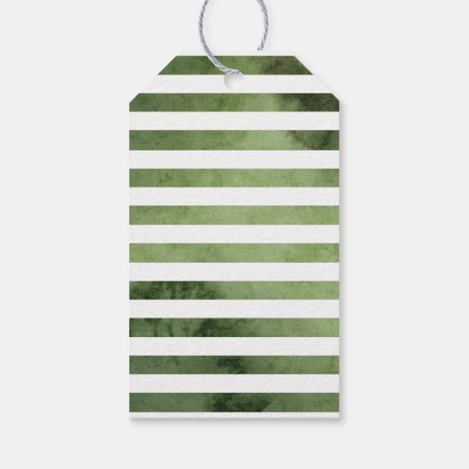 Tropische Vegetation Modernes Foliage Brautparty Geschenkanhänger (Rückseite)