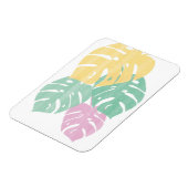 Tropische Vegetation - Monstera Blätter Magnet (Linke Seite)