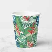 tropische Vegetation Pappbecher (Rückseite)