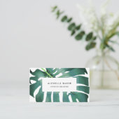 Tropische Vegetation Visitenkarte (Stehend Vorderseite)
