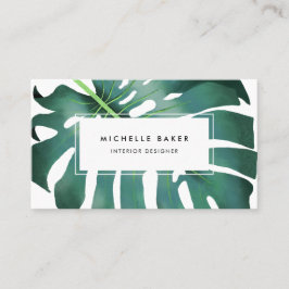 Tropische Vegetation Visitenkarte