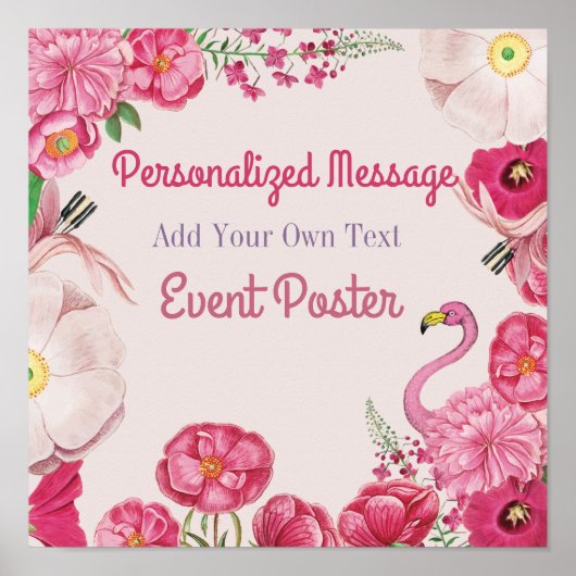 Tropische Veranstaltung Poster (Vorne)