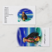 Tropische Vergnügens-Visitenkarten 2 Visitenkarte (Vorne/Hinten)