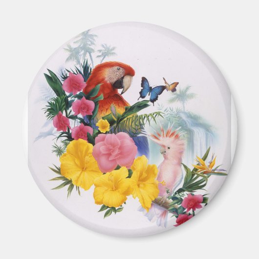 Tropische Verzauberung Magnet (Vorne)