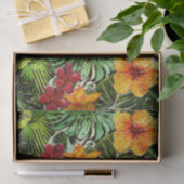 Tropische Vintage exotische Seidenpapier (Geschenk)