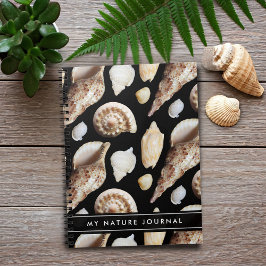Tropische Vintage Muscheln Südostasiens Notizblock