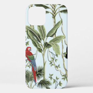 Tropische Vintage Palmen, Limane, Arschpapagei, Case-Mate iPhone Hülle