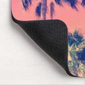 Tropische Vintage Palmen Mousepad (Ecke)