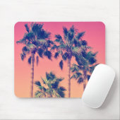 Tropische Vintage Palmen Mousepad (Mit Mouse)