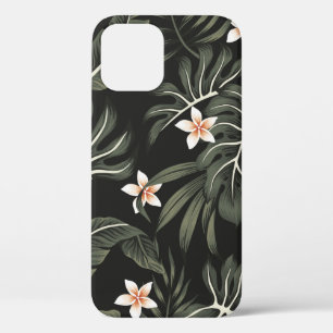 Tropische Vintage Plumeria Blume, Strelitzia, Palm Case-Mate iPhone Hülle