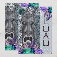 Tropische Vintage Retro Floral Tiki Hawaiian Luau