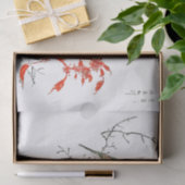 Tropische Vintage Vogelkunst Seidenpapier (Geschenk)