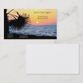 Tropische Visitenkarte (Vorne/Hinten)