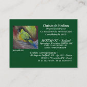 Tropische Visitenkarten Visitenkarte (Rückseite)