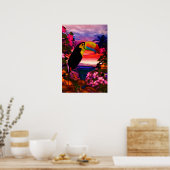 Tropische Vögel 2 "Toucans" Art Poster (Küche)