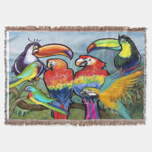 Tropische Vögel Decke