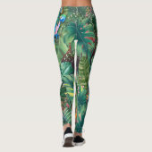 Tropische Vögel des Paradieses Leggings (Rückseite)