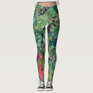 Tropische Vögel des Paradieses Leggings