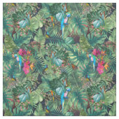 Tropische Vögel des Paradieses Stoff (Muster)