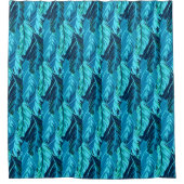 Tropische Vögel Duschvorhang (Vorderseite)