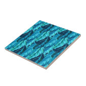 Tropische Vögel Fliese (Seite)