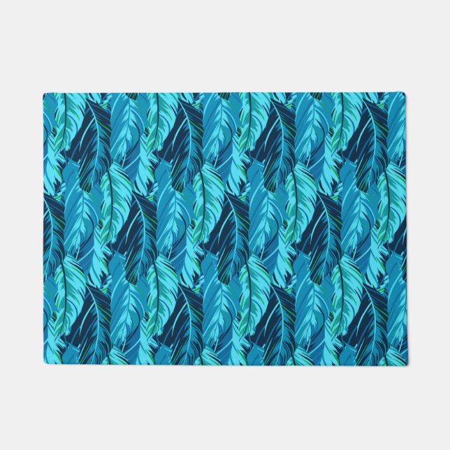 Tropische Vögel Fußmatte (Vorderseite)