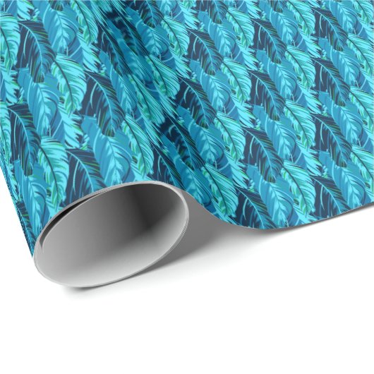 Tropische Vögel Geschenkpapier (Rolleneckpunkt)