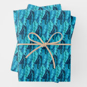 Tropische Vögel Geschenkpapier Set (Beispiel)