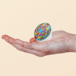 Tropische Vögel in festem Glas - farbenfrohe Mosai Keramikknauf