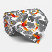 tropische Vögel Krawatte (Gerollt)