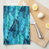 Tropische Vögel Küchentuch (Viertel Falte)