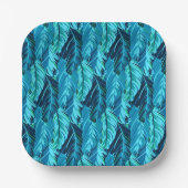 Tropische Vögel Pappteller (Vorderseite)