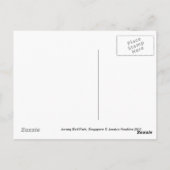 Tropische Vögel Postkarte (Rückseite)