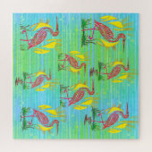 Tropische Vögel Puzzle (Horizontal)