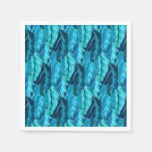 Tropische Vögel Serviette (Vorderseite)