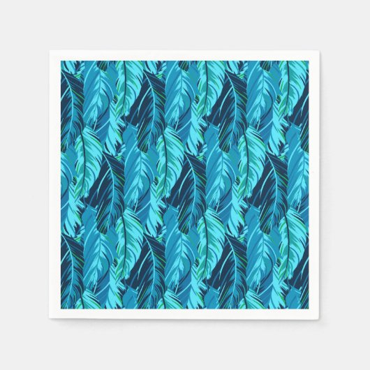 Tropische Vögel Serviette (Vorderseite)