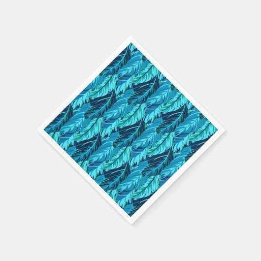 Tropische Vögel Serviette (Ecke)