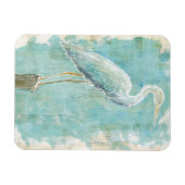 Tropische Vögel | Still Egret Magnet (Horizontal)